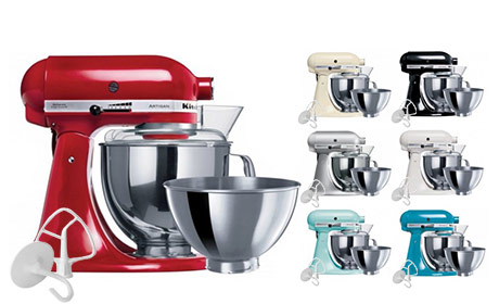 همزن ۴.۸ لیتری کیچن اید با محافظ ضد‌پاشش، ابزار همزن کاردک‌دار و کاسه 3 لیتری