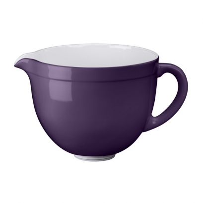 کاسه سرامیکی بنفش همزن کاسه دار 4.8 لیتری 