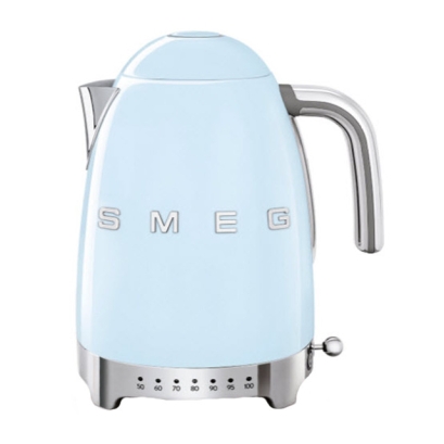 کتری برقی درجه دار اسمگ رنگ آبی پاستلی