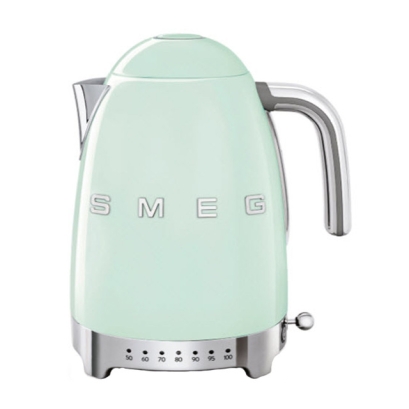 کتری برقی درجه دار اسمگ رنگ سبز پاستلی