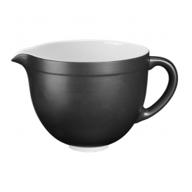 کاسه سرامیکی مشکی مات همزن کاسه دار 4.8 لیتری 